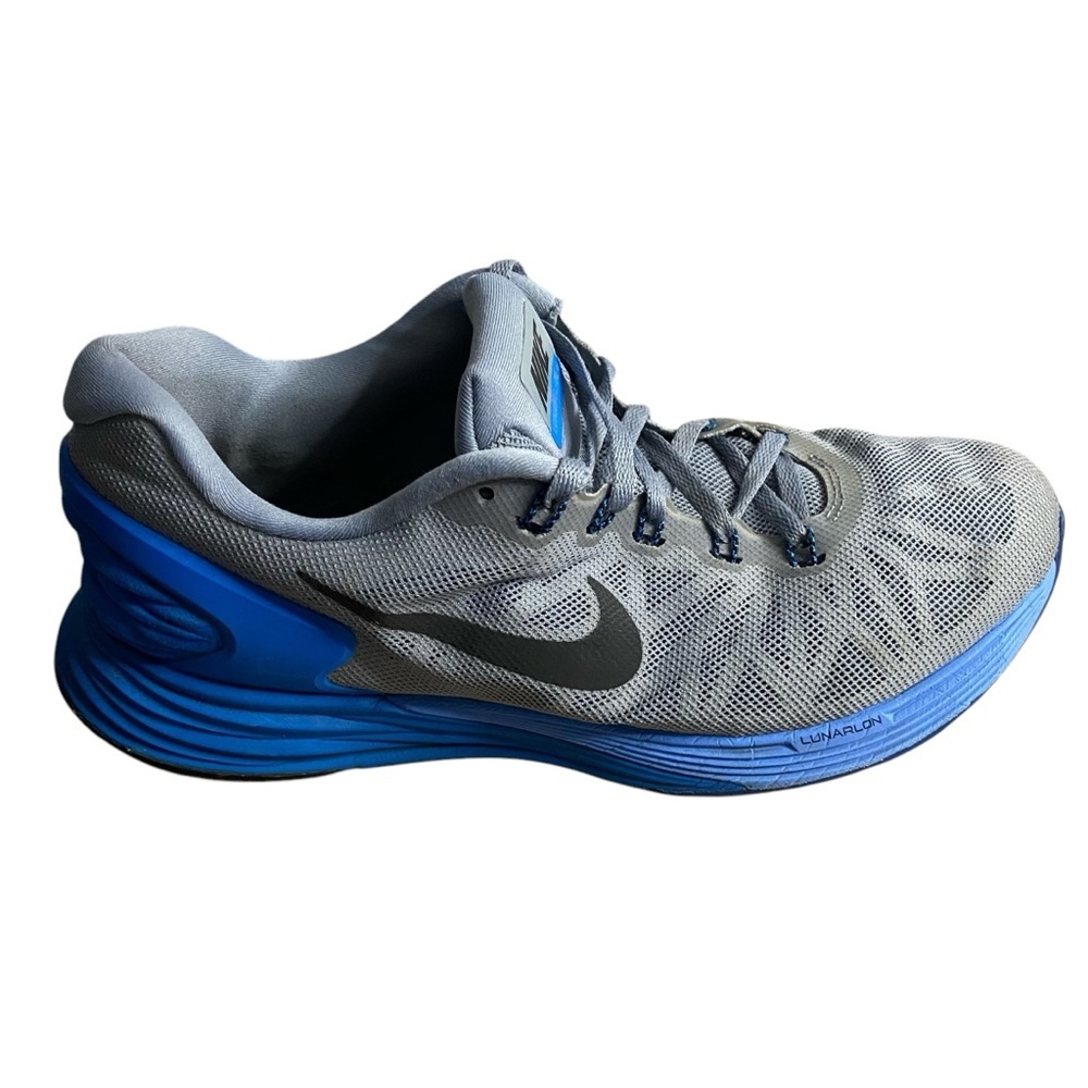 Nike Women’s Magenta Grey LunarGlide 6 Athletic Shoes